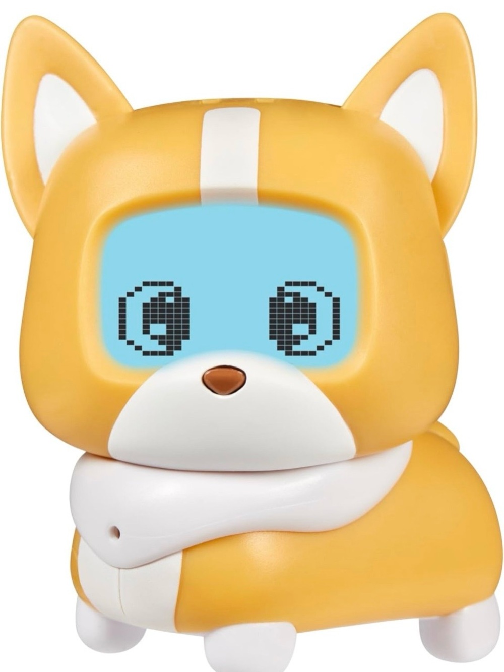 Pixel Pet Yellow Corgi Digital Toy with Blue Screen